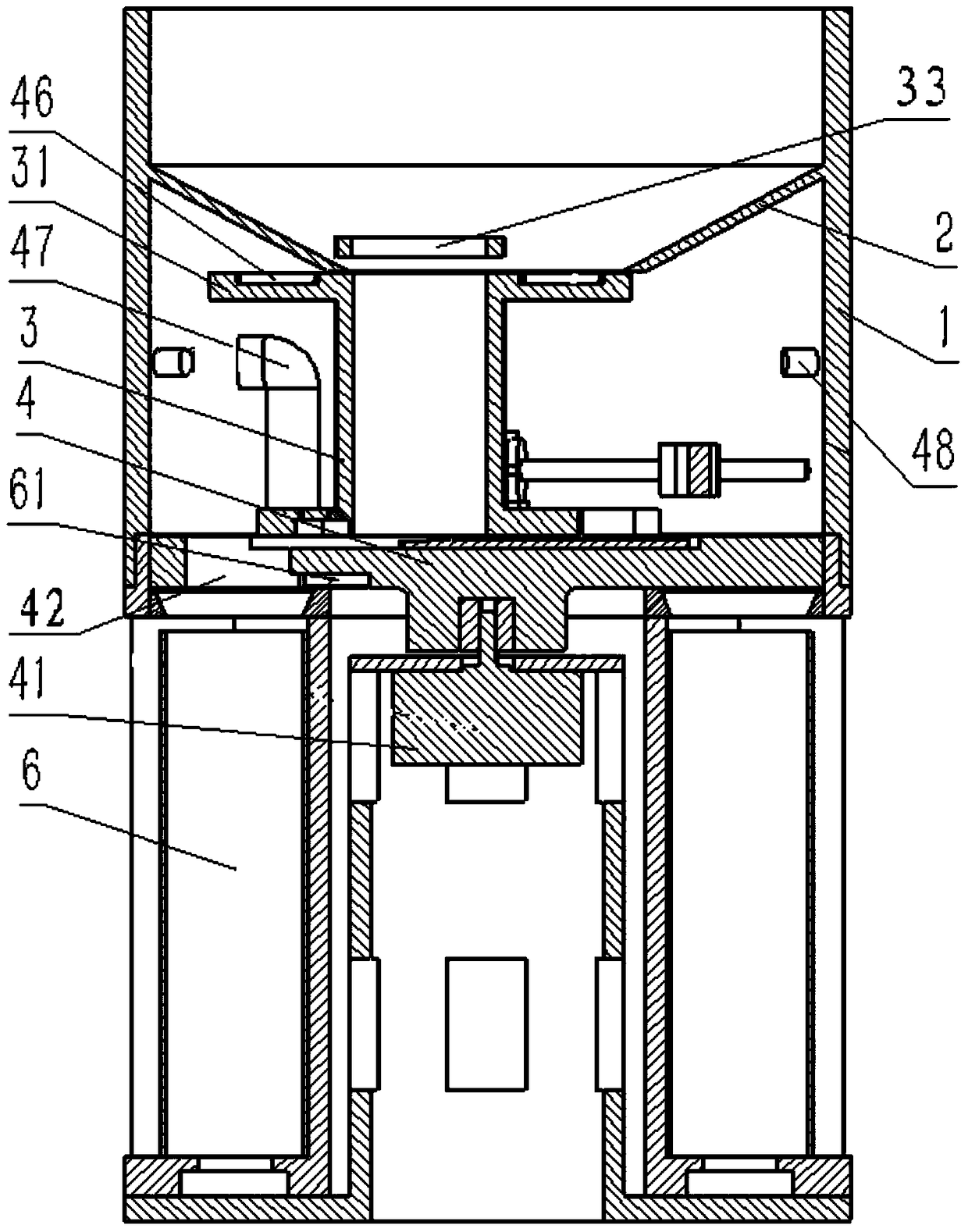 A coin sorting storage device