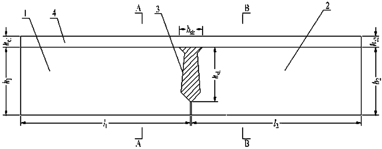 A hollow slab bridge hinge joint bearing capacity test specimen and its manufacturing method and testing method