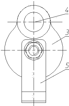 Wire mounting supporting frame of linear cutting machine tool