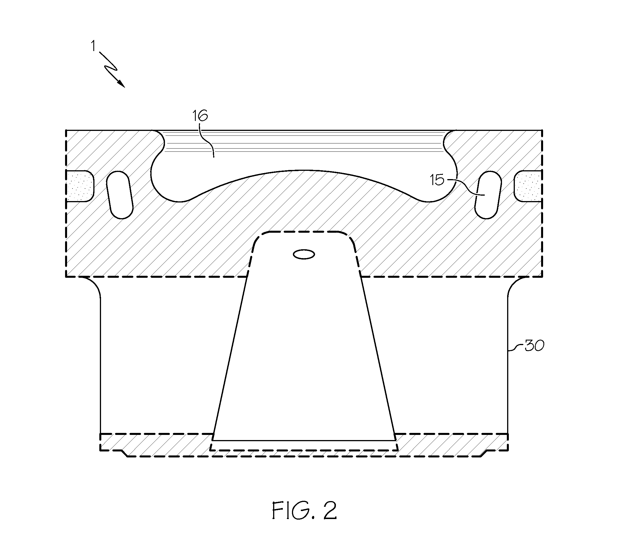 Sand Casting An Aluminum Diesel Piston With An As-Cast, Reentrant Combustion Bowl For Light Or Medium Duty Diesel Engines