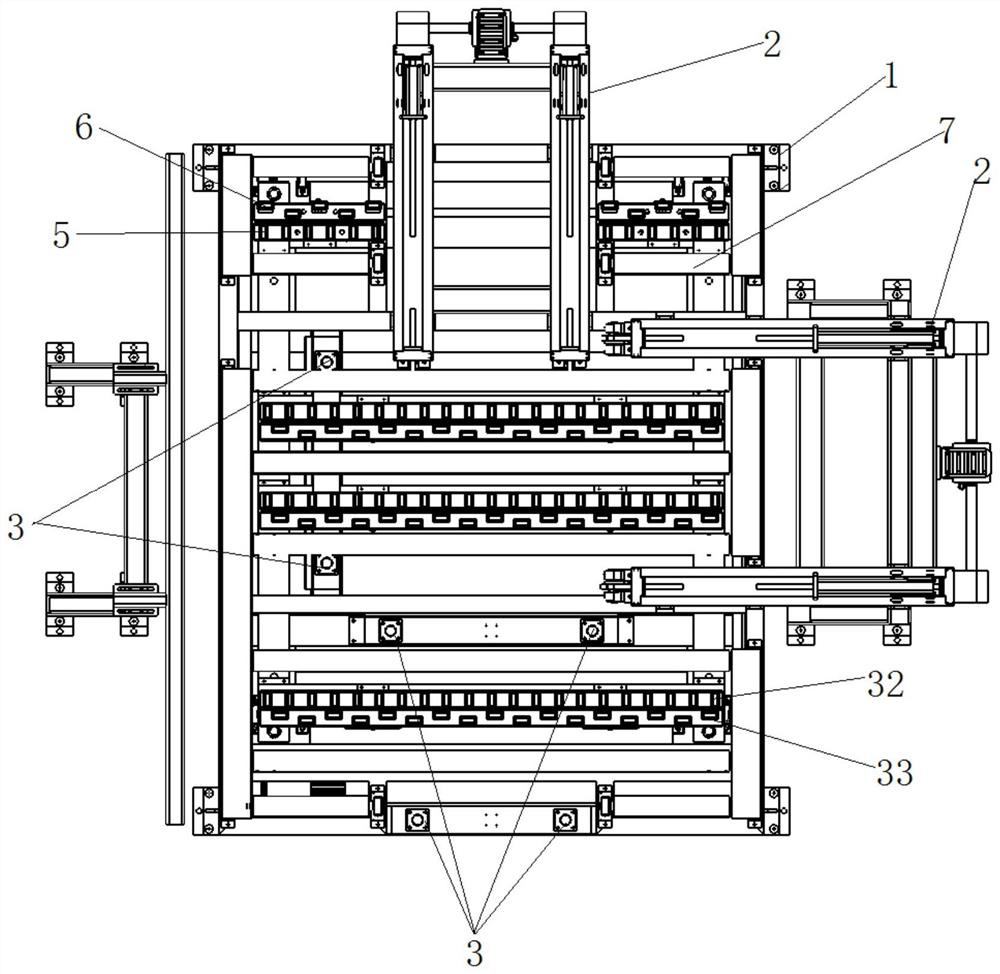 Plate arranging device