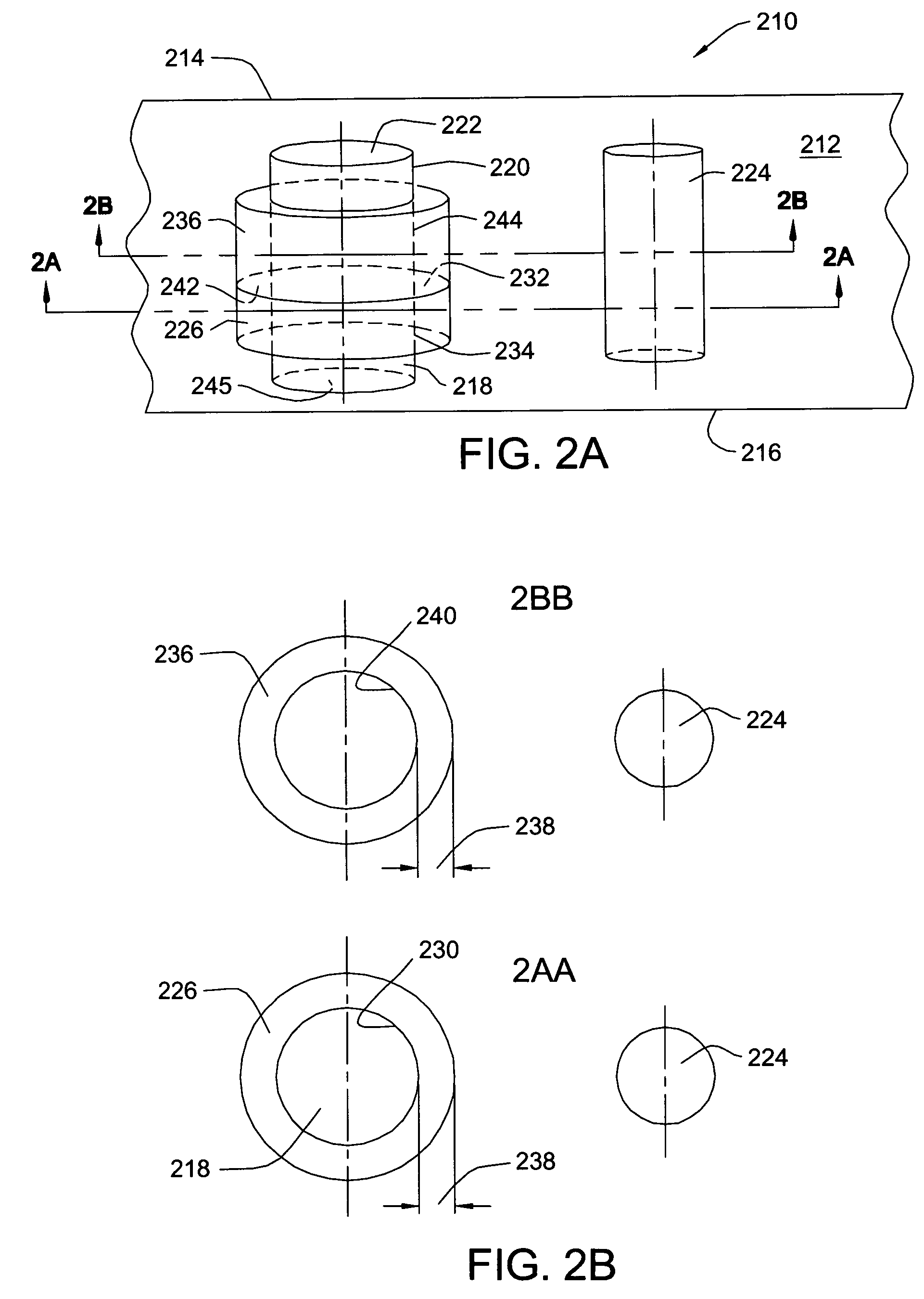 Microelectronic device with mixed dielectric