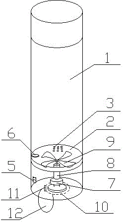 Scroll holder with automatic dehumidification mechanism