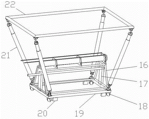 Hull plate paint-spraying wall climbing vehicle device carried on aerial lift vehicle and work method thereof