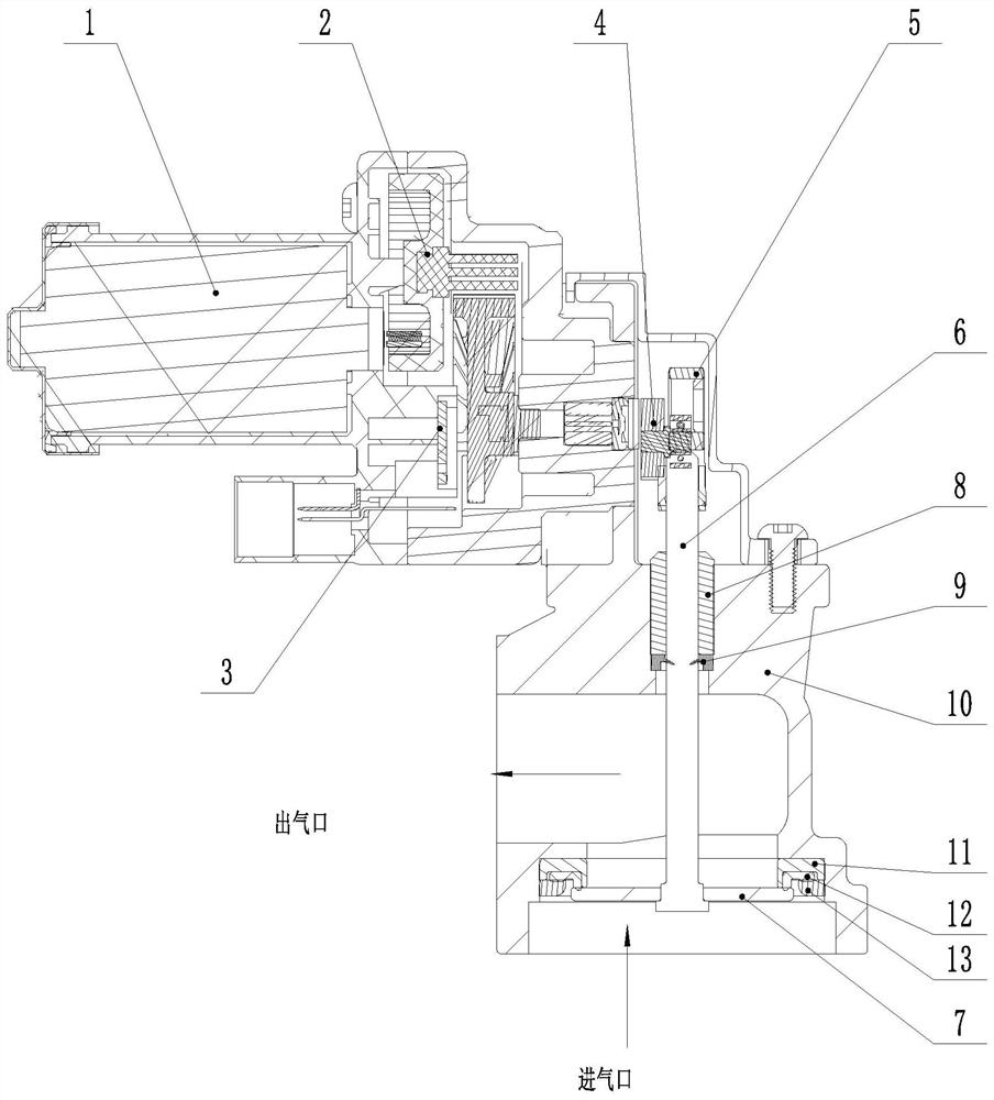 Gas leakage-free control valve used for fuel cell or engine