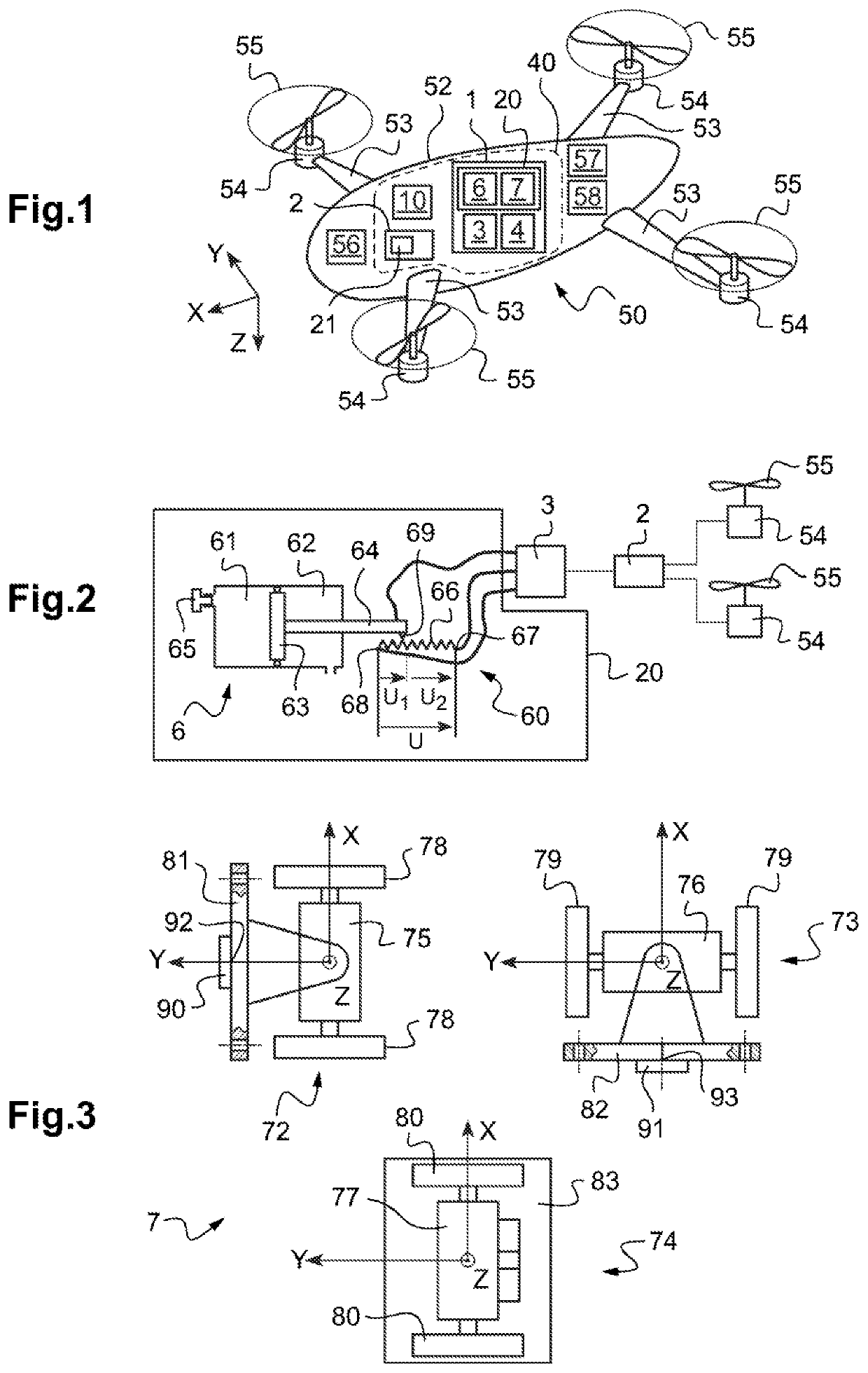 Safe method and a safe system for controlling a position of an aircraft relative to the authorized flight envelope