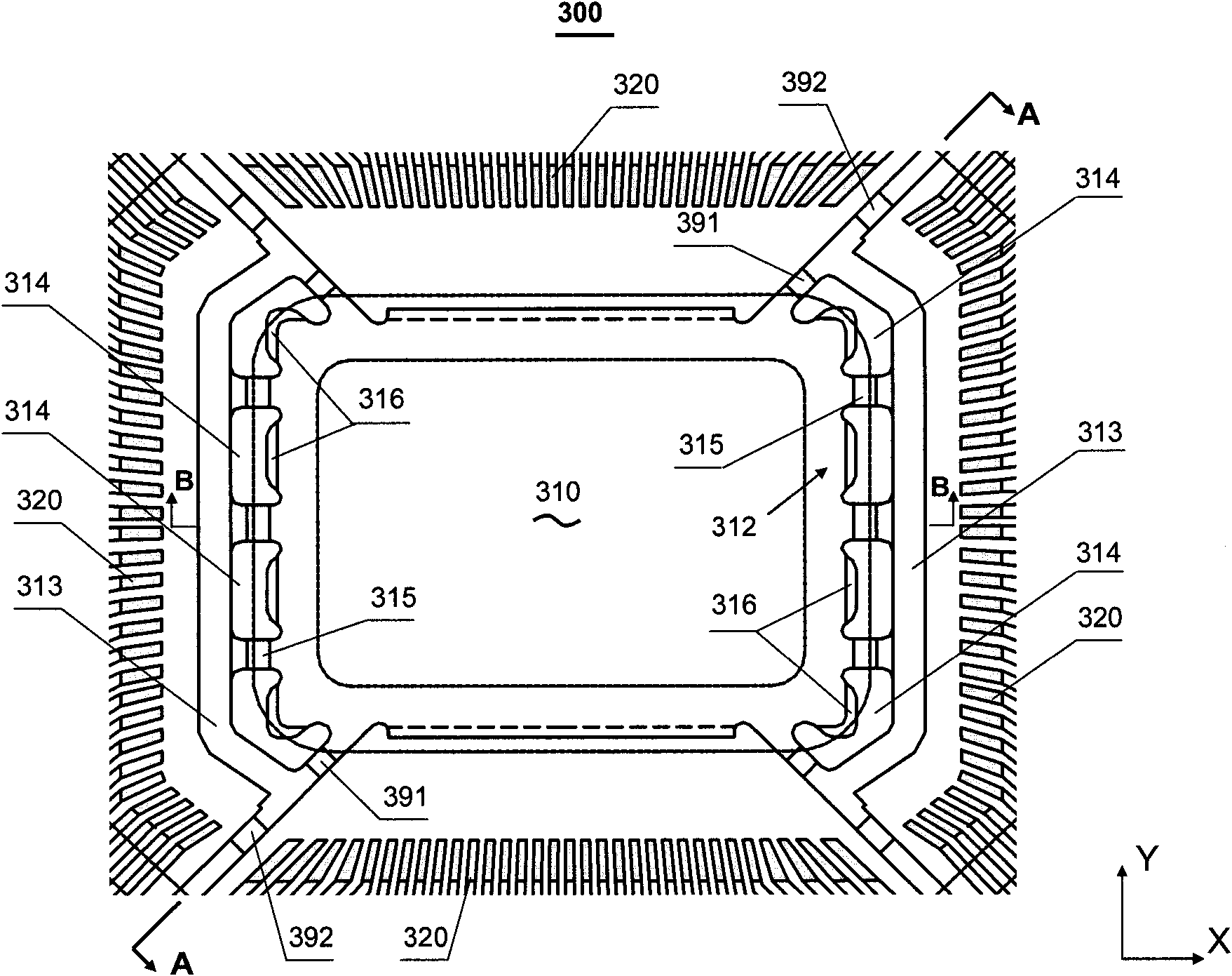 High-alignment-packaging-type lead frame and packaging structure thereof