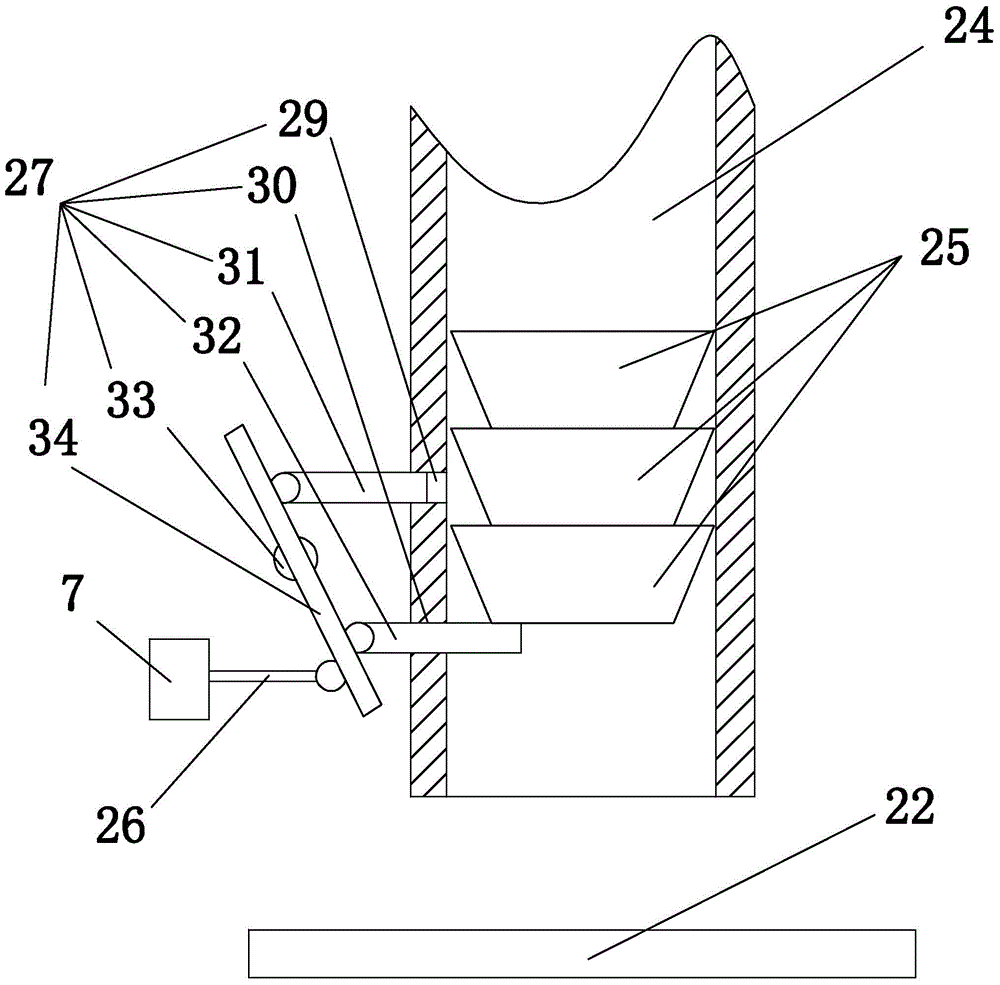 Device for automatically taking out frozen shrimps in refrigerator under control of smartphone and method for storing and taking out frozen shrimps