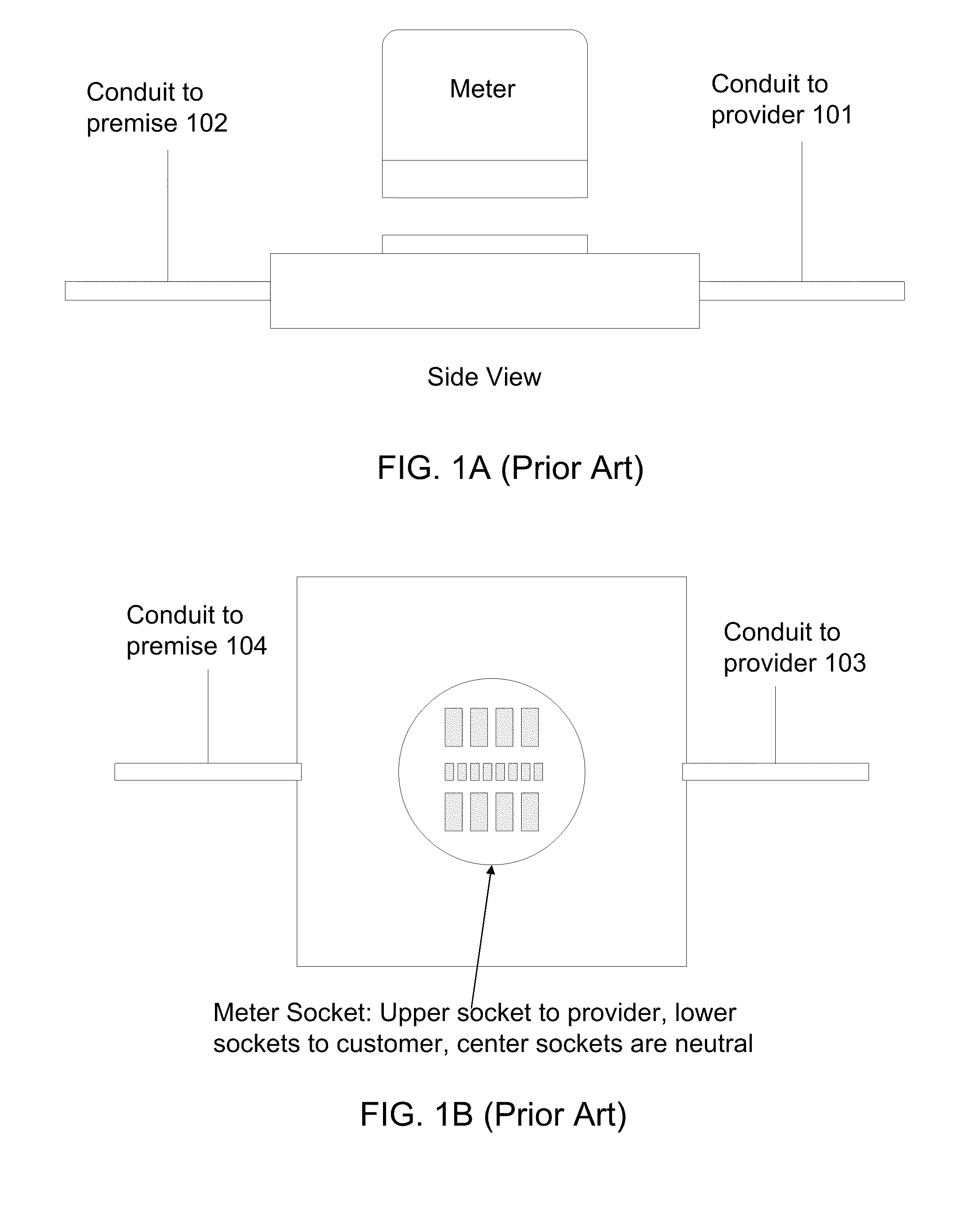 Meter socket connection methods and systems for local generators or monitoring connections