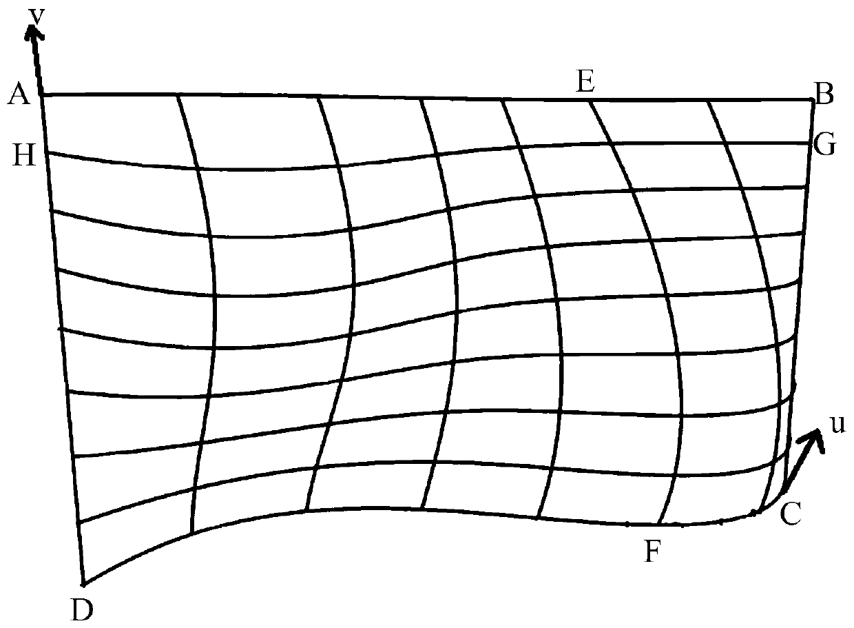 Curved surface template segmentation method, device, computer equipment and storage medium