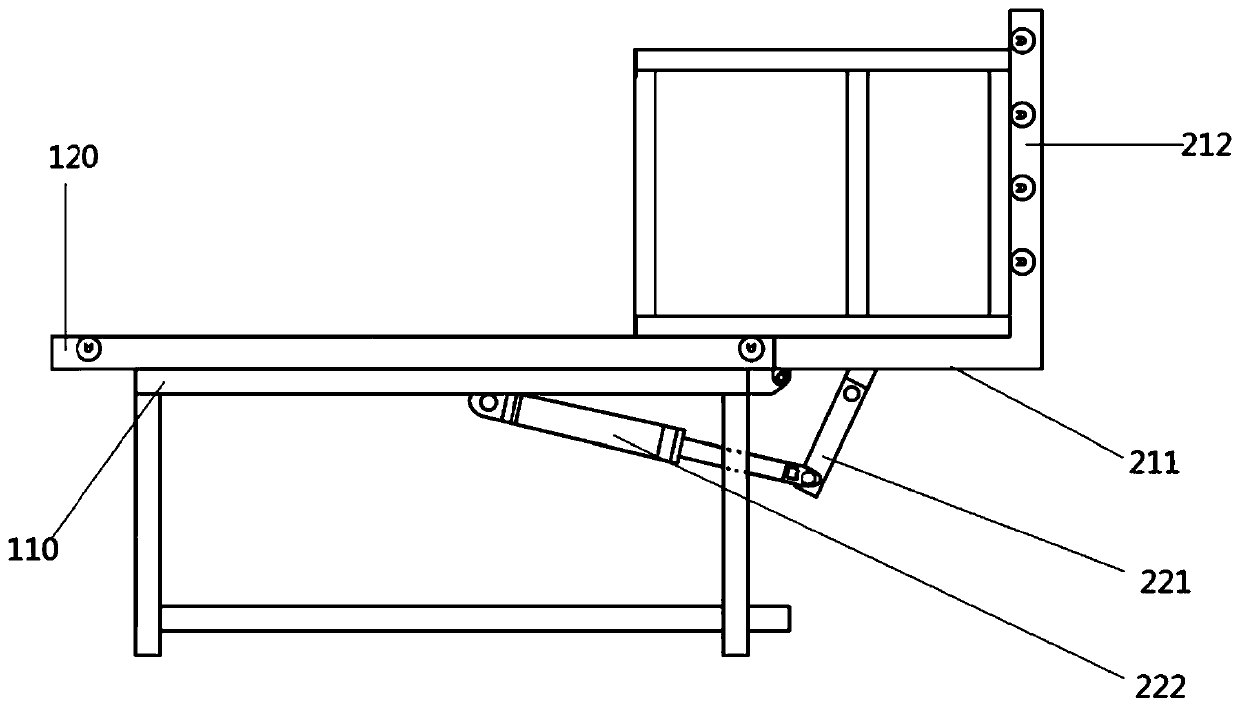 Assembly line conveying device