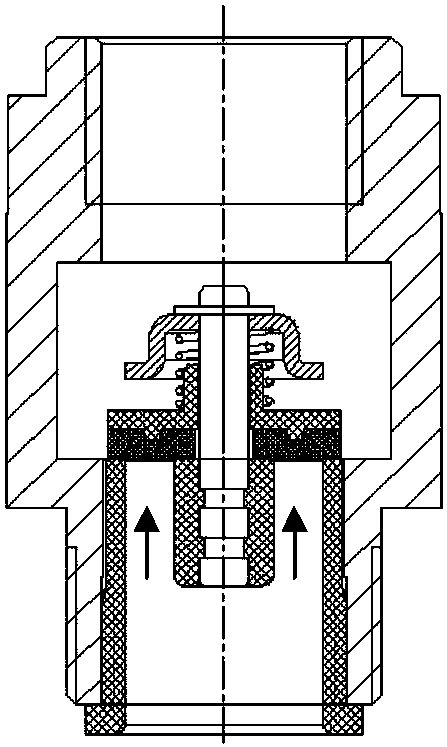 Block check valve for cutting off or recovering medium return of oil path of oil supply system