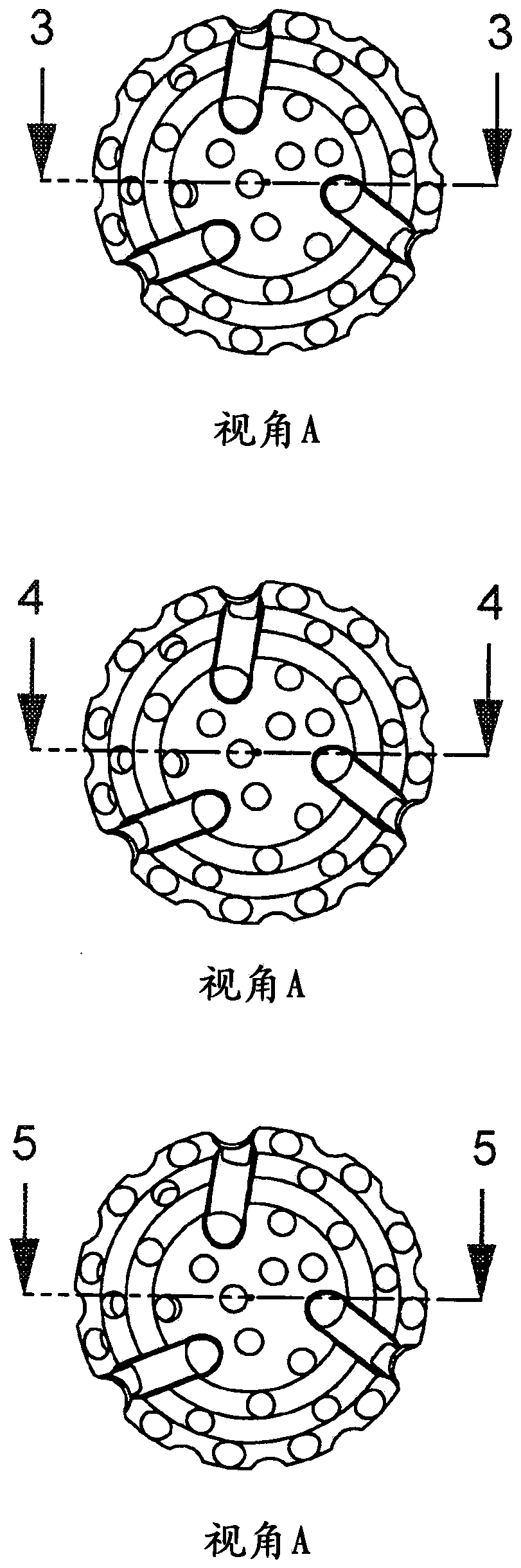 Pressurised fluid flow system for a dth hammer and reverse circulation hammer based on same