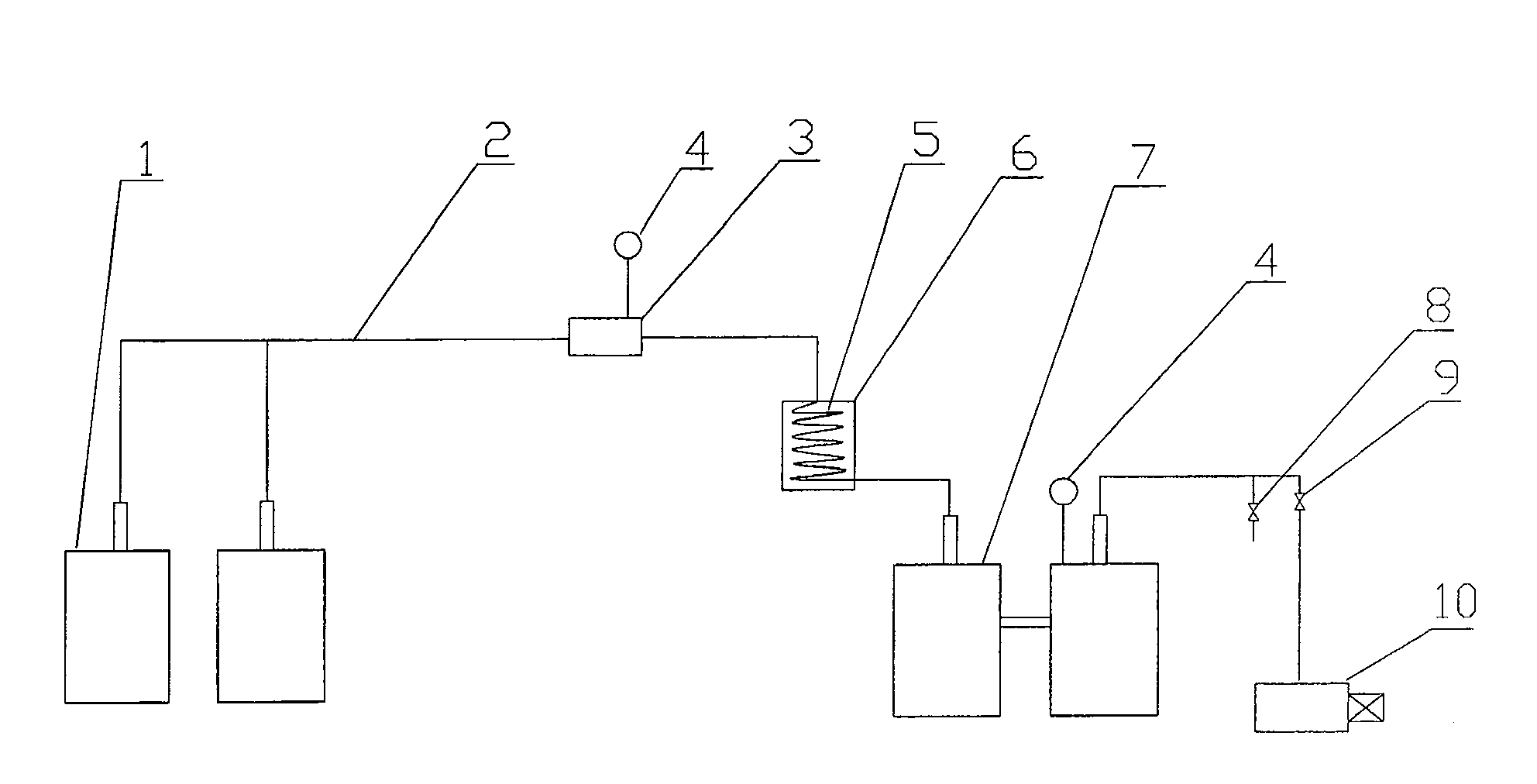 Hard alloy mixing material vibration drying method and device