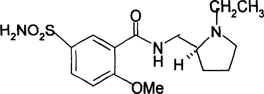 Levogyration sulpiride injection and its preparation method