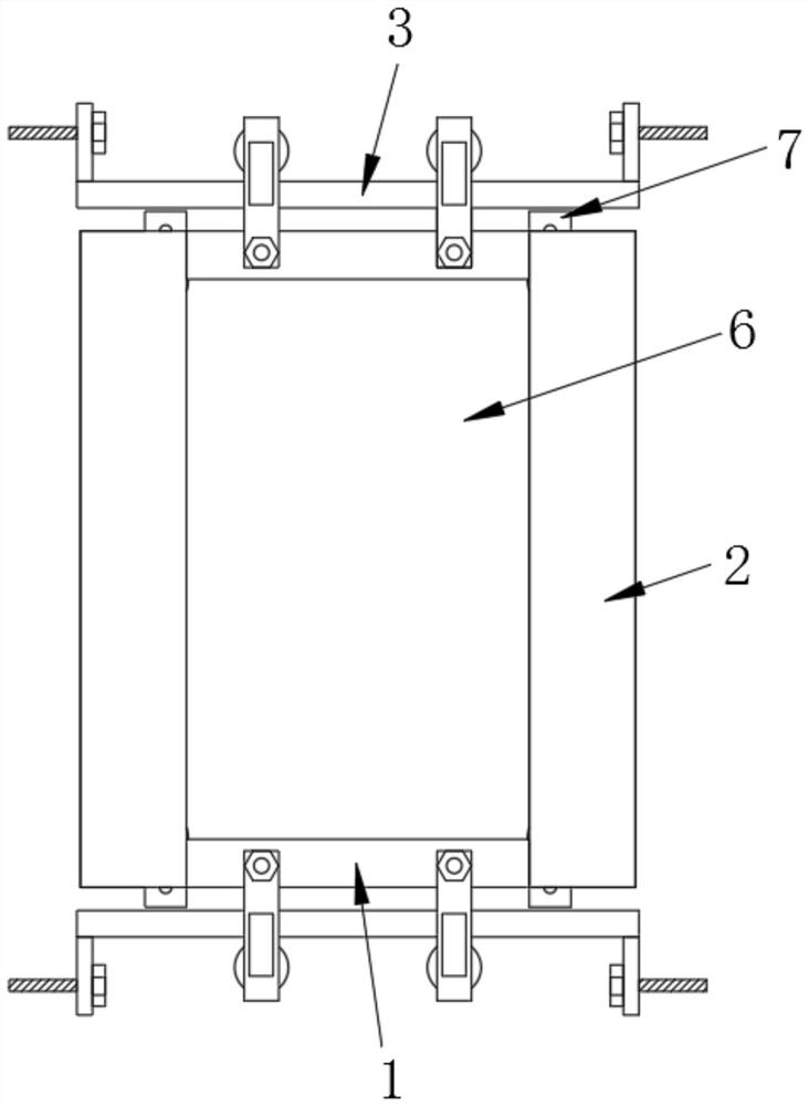 Arrangement structure of integrated water-cooled motor controller of electric automobile