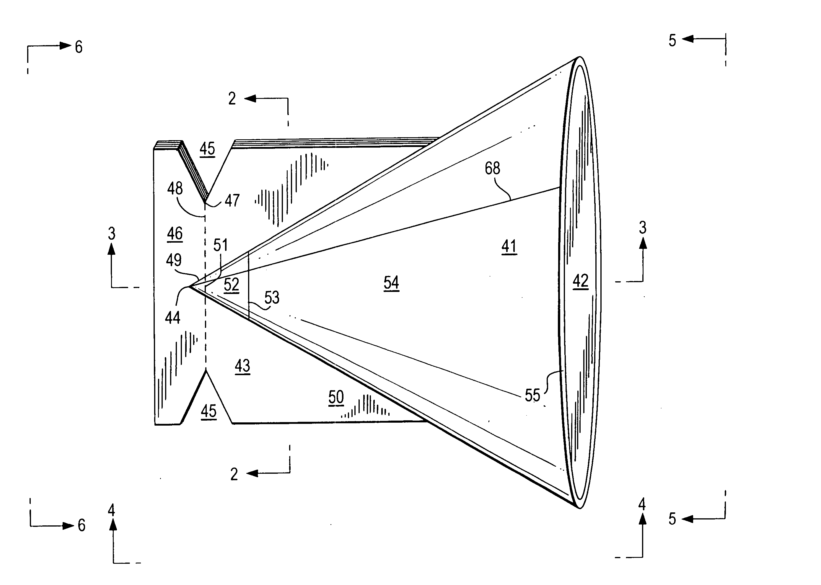 Conical reinforced re-sealable dispenser