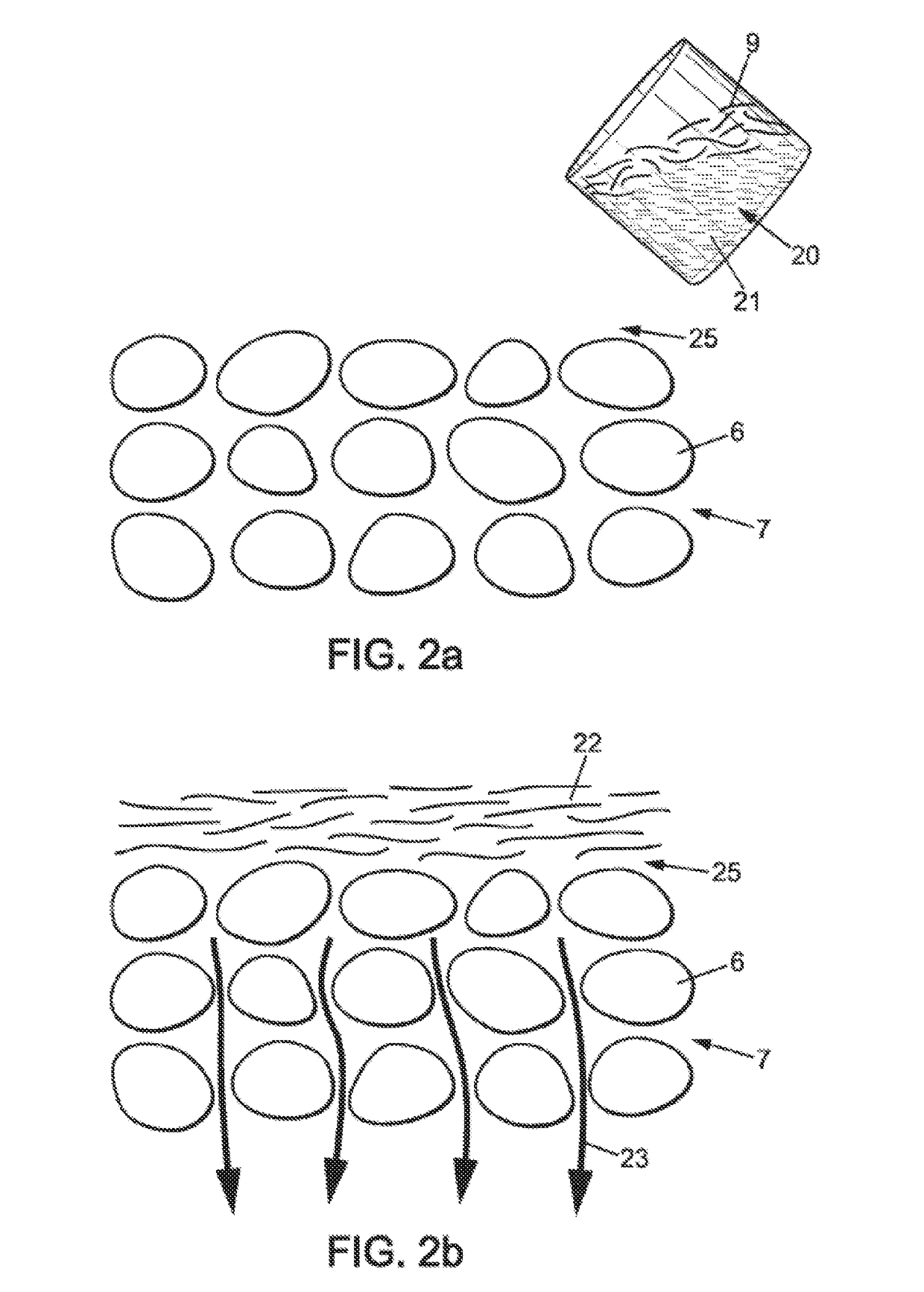 Composite air electrode and associated manufacturing method