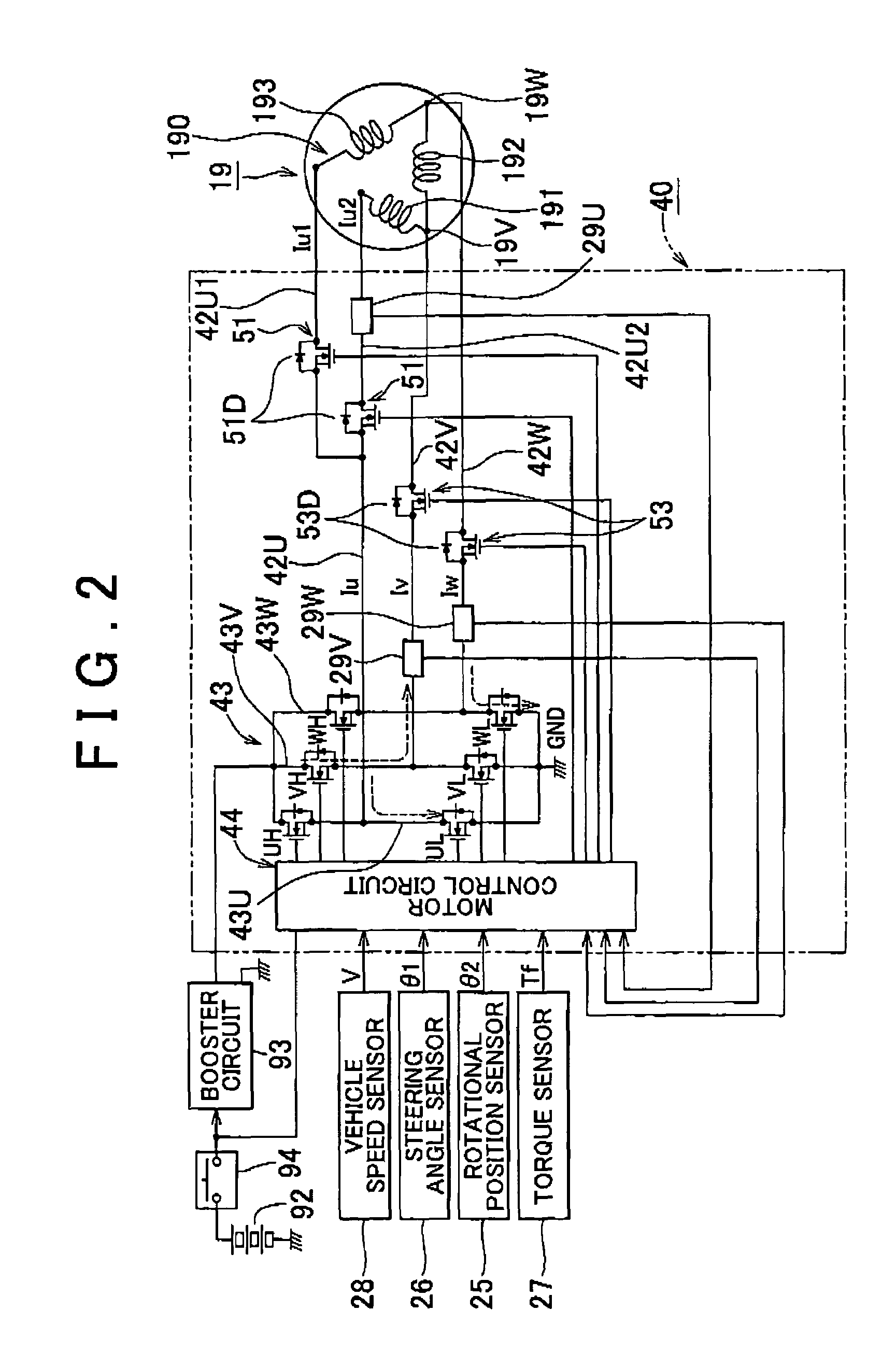 Motor circuit and electric power steering apparatus