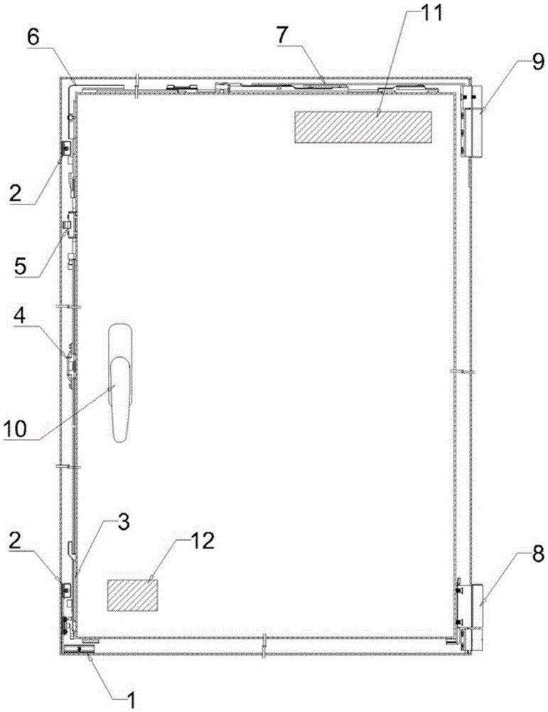 Control system for intelligent door and window and method
