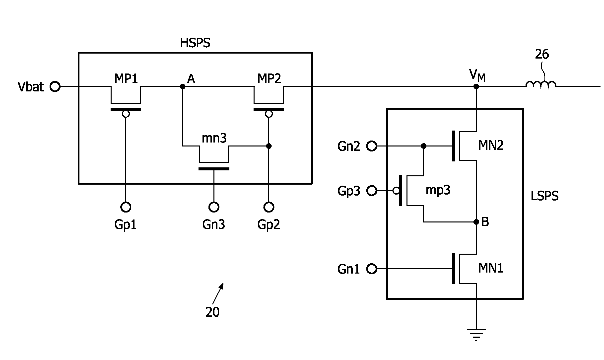 High Voltage Power Switches Using Low Voltage Transistors