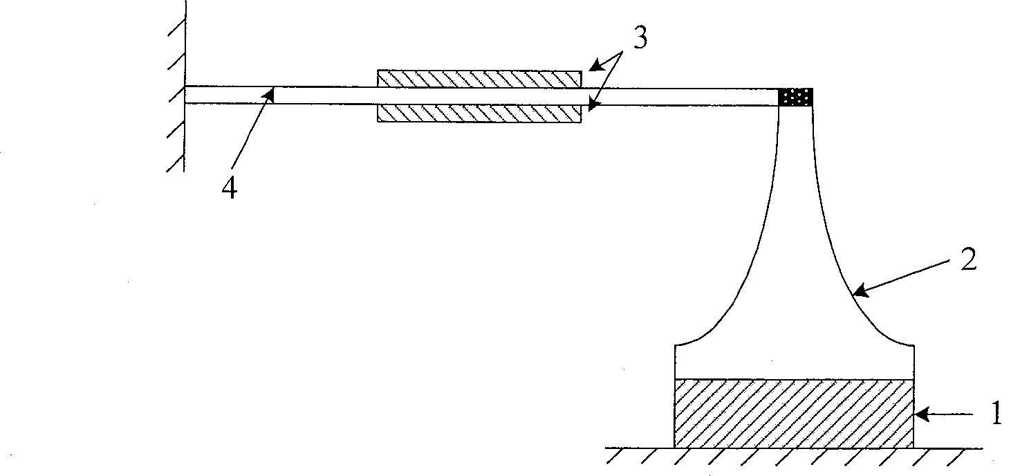 Self-powered structure in use for sensor