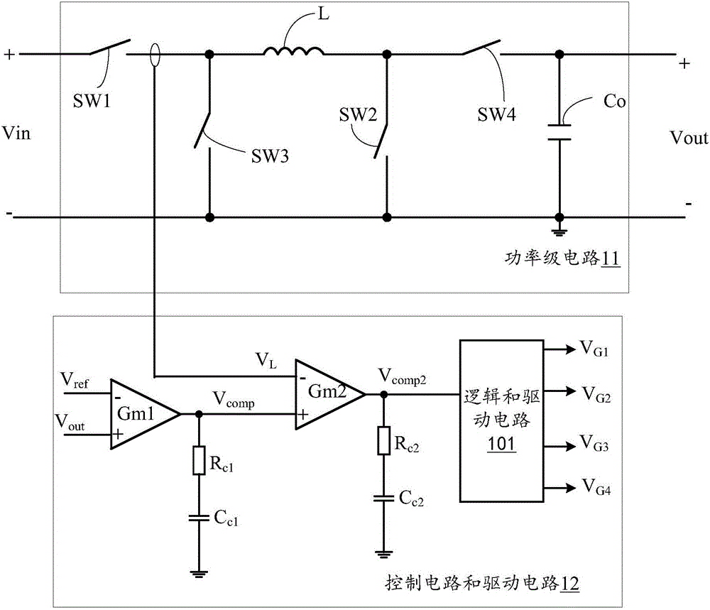 Control circuit and control method of Boost-Buck converter and Boost-Buck converter employing same