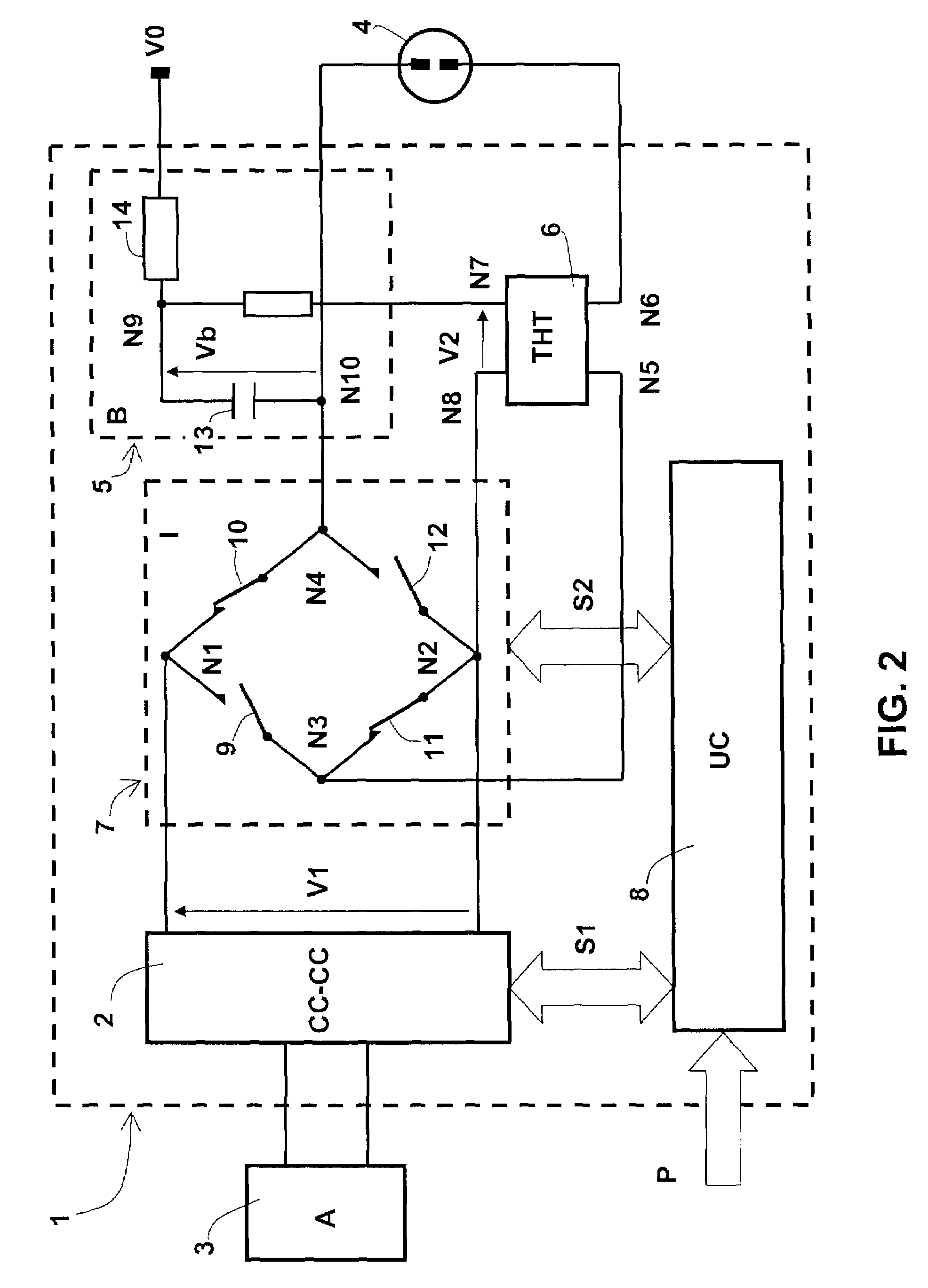Ballast for a gas discharge lamp and a method of controlling this ballast