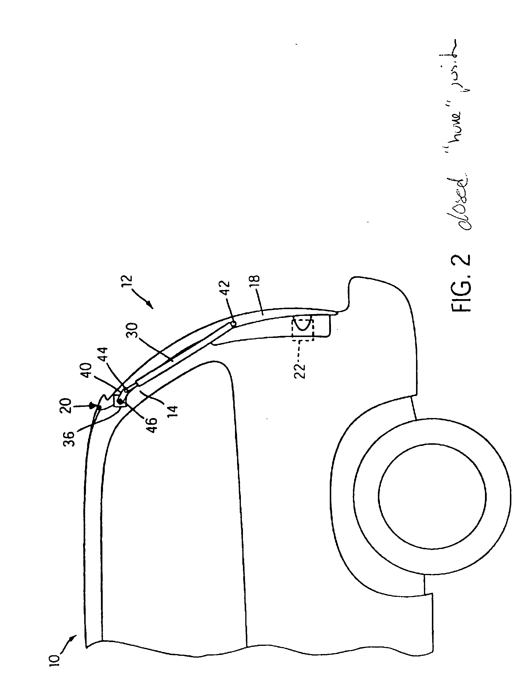 Low-mounted powered opening system and control mechanism