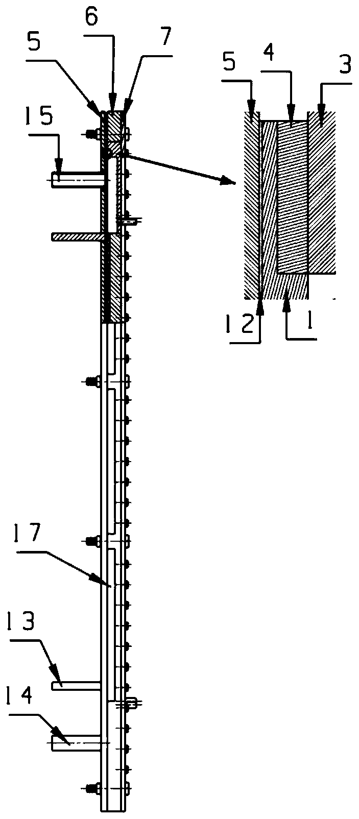 Flow field-temperature field synchronous measurement system under narrow rectangular channel blocking condition