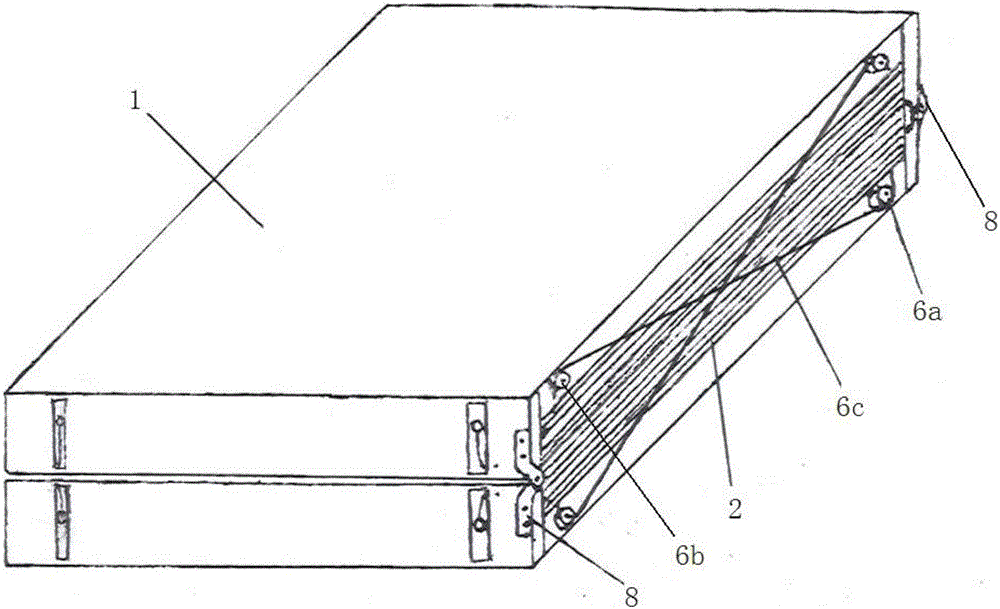 Foldable turnover plate surface overturning device