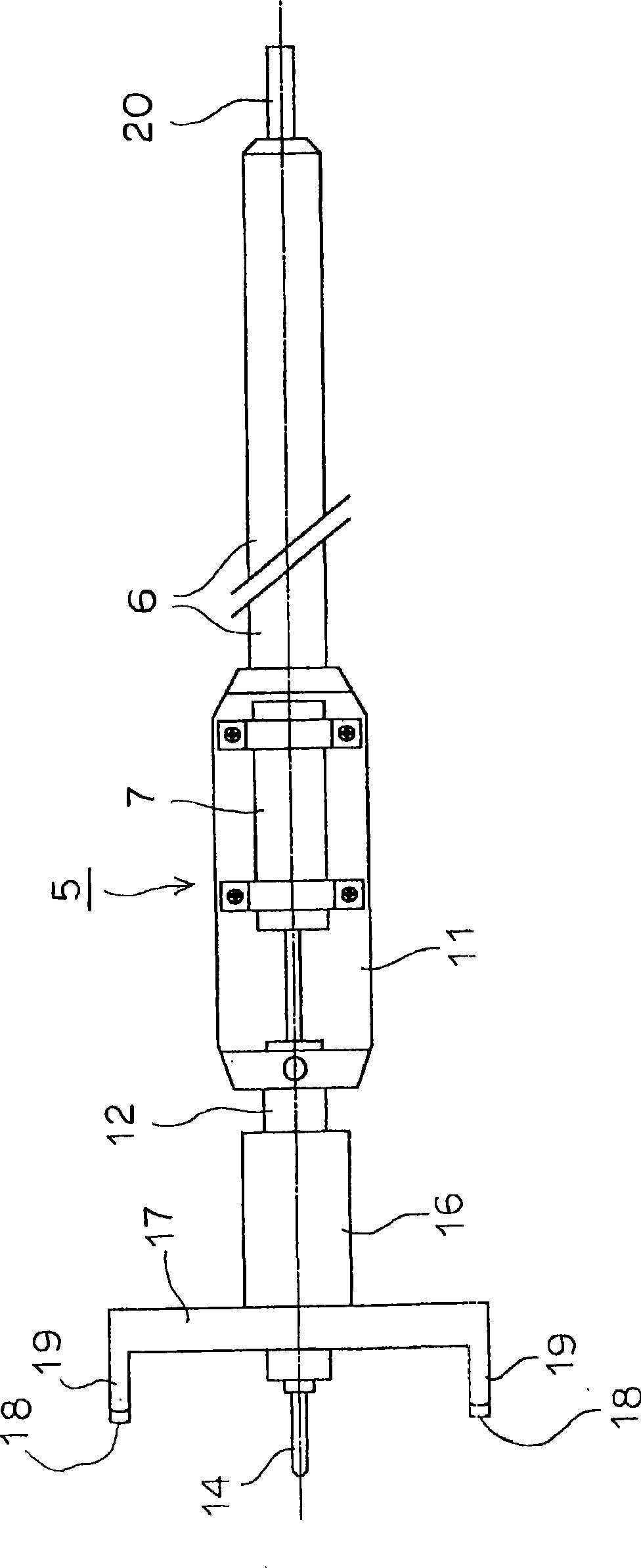Cylinder diameter tester of reciprocating internal combustion engine