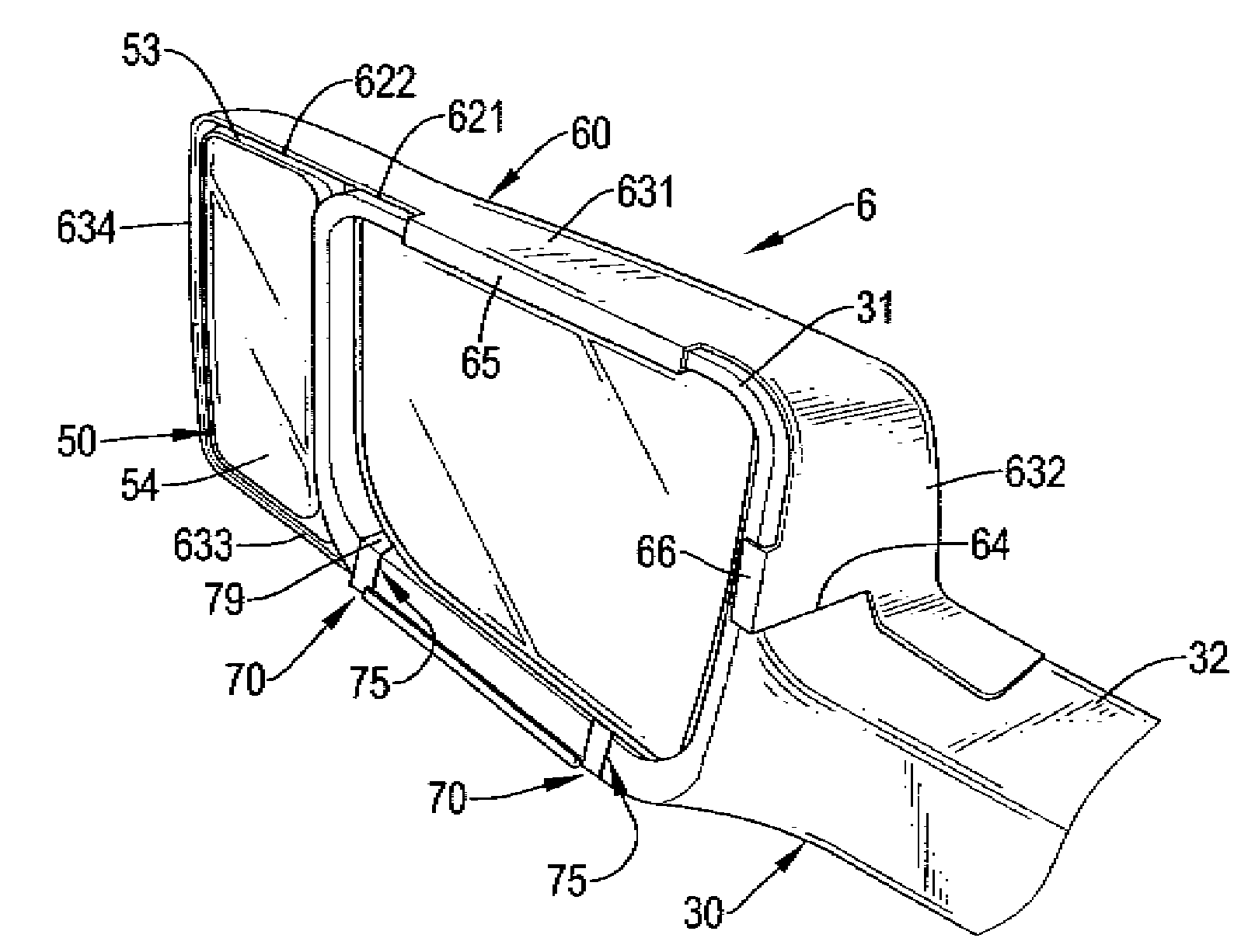 Auxiliary accessory for a vehicle rearview mirror