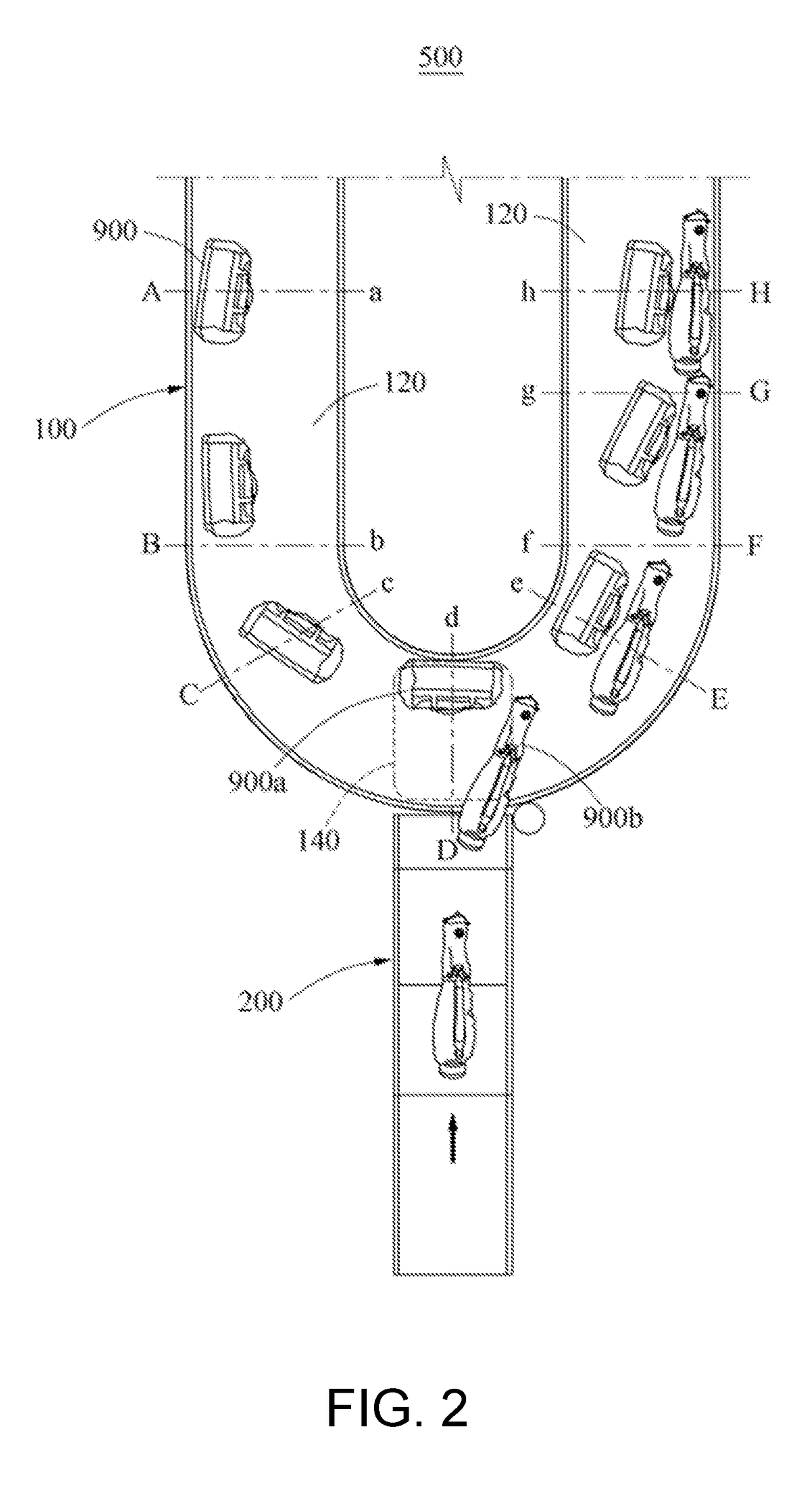 Dual-sloping carousel