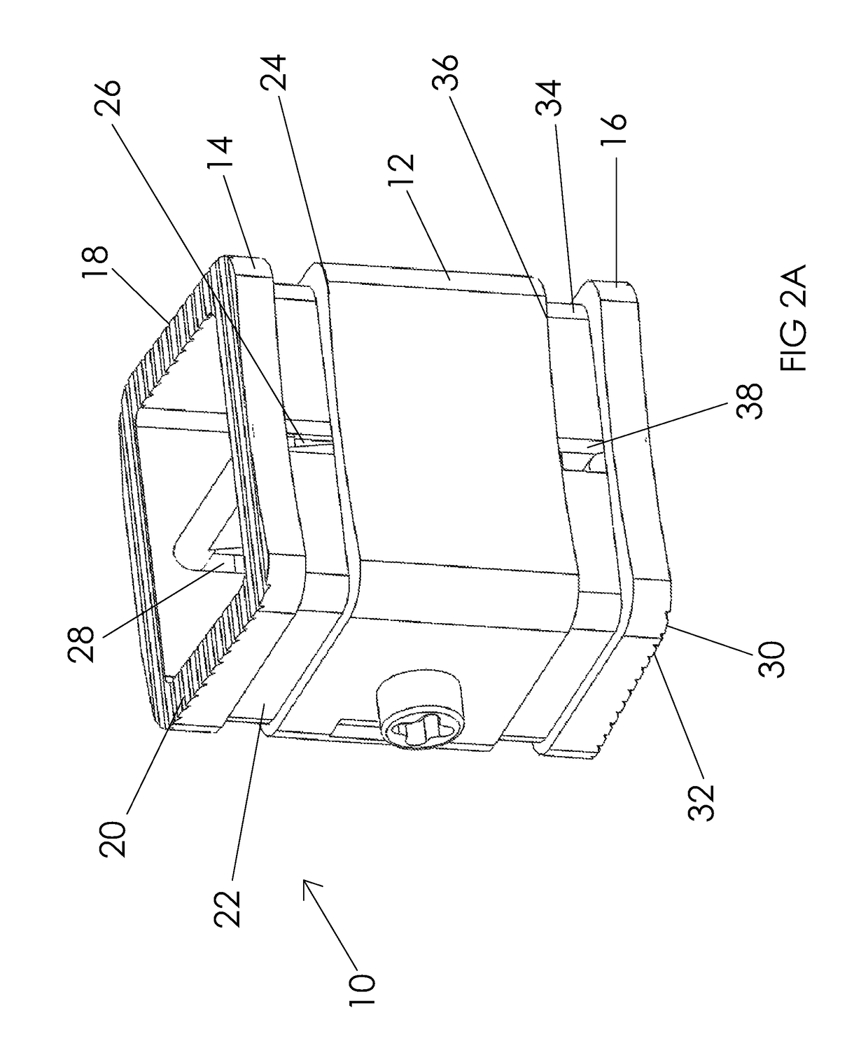 Hinged expandable corpectomy device