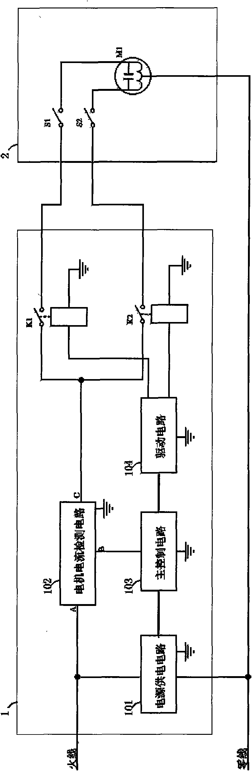 Electric curtain control device with automatic positioning function
