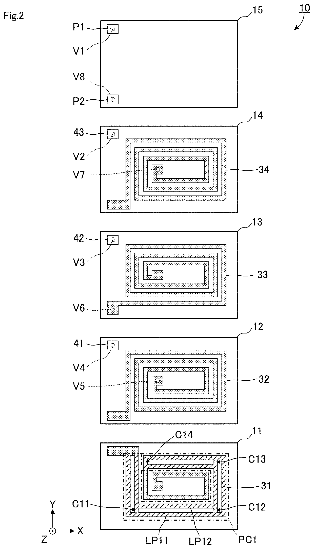 Resin multilayer substrate, actuator, and method of manufacturing resin multilayer substrate