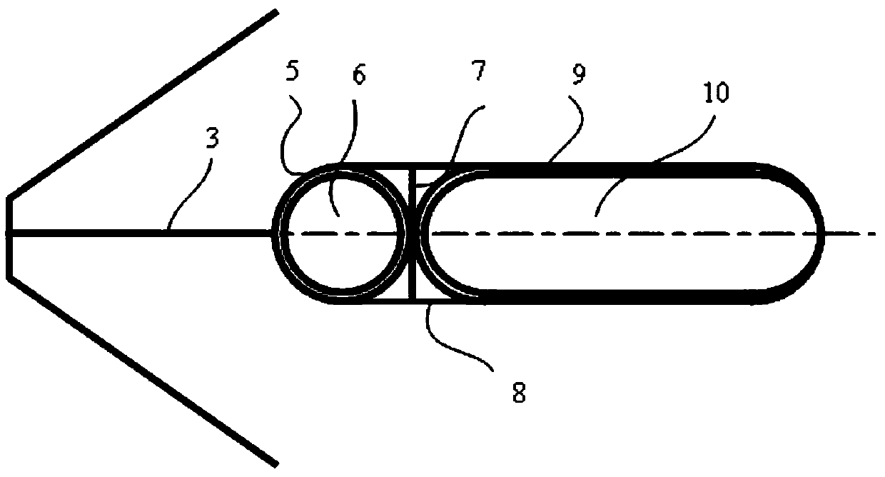 Cryogenic propellant on-orbit thermal protection device and design method thereof, and spacecraft