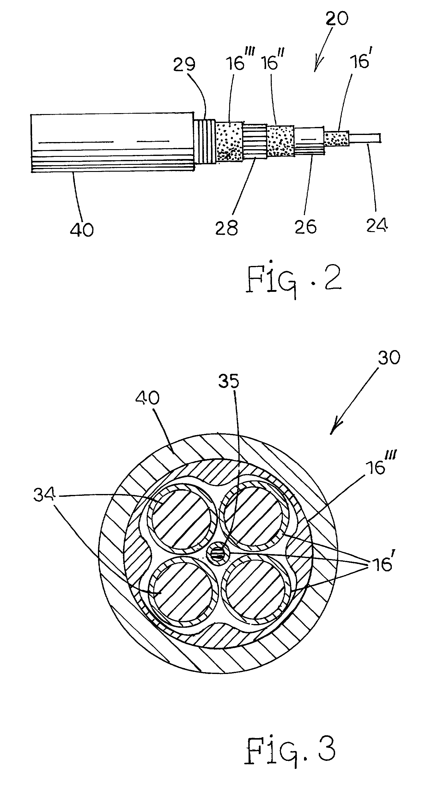 Absorbent material of water absorbent polymer, thermoplastic polymer, and water and method for making same