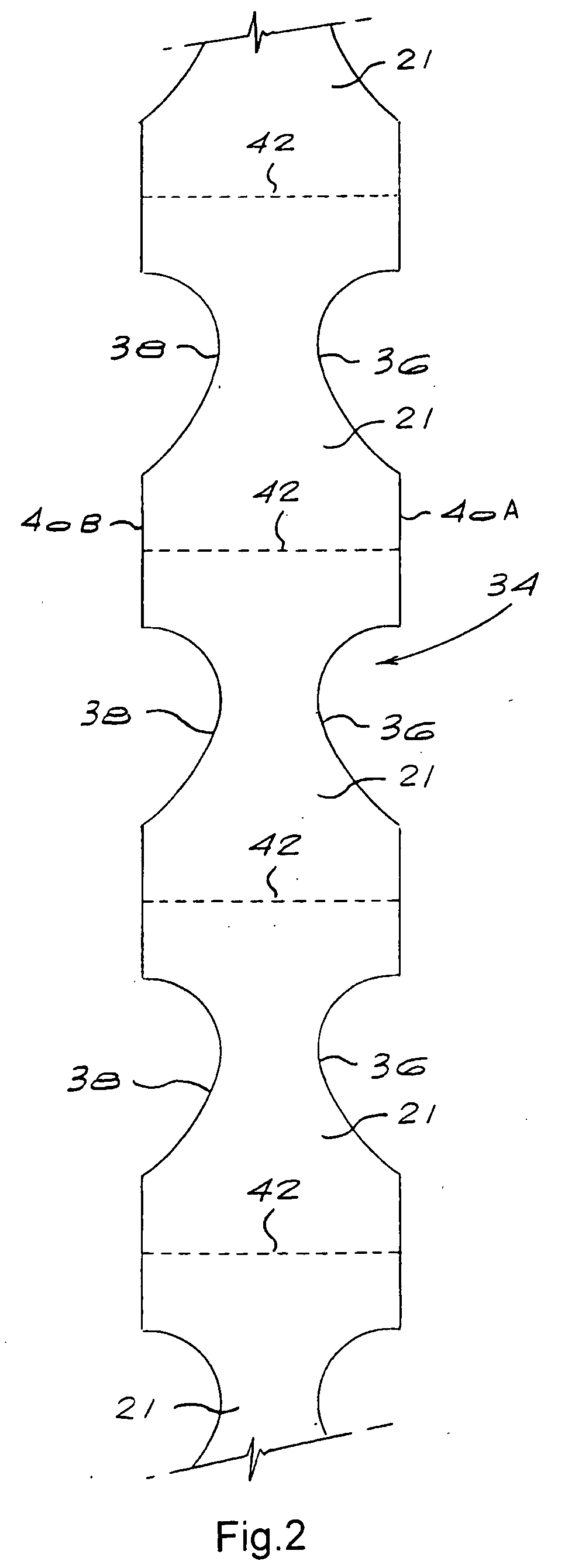Method for bonding surfaces on a web