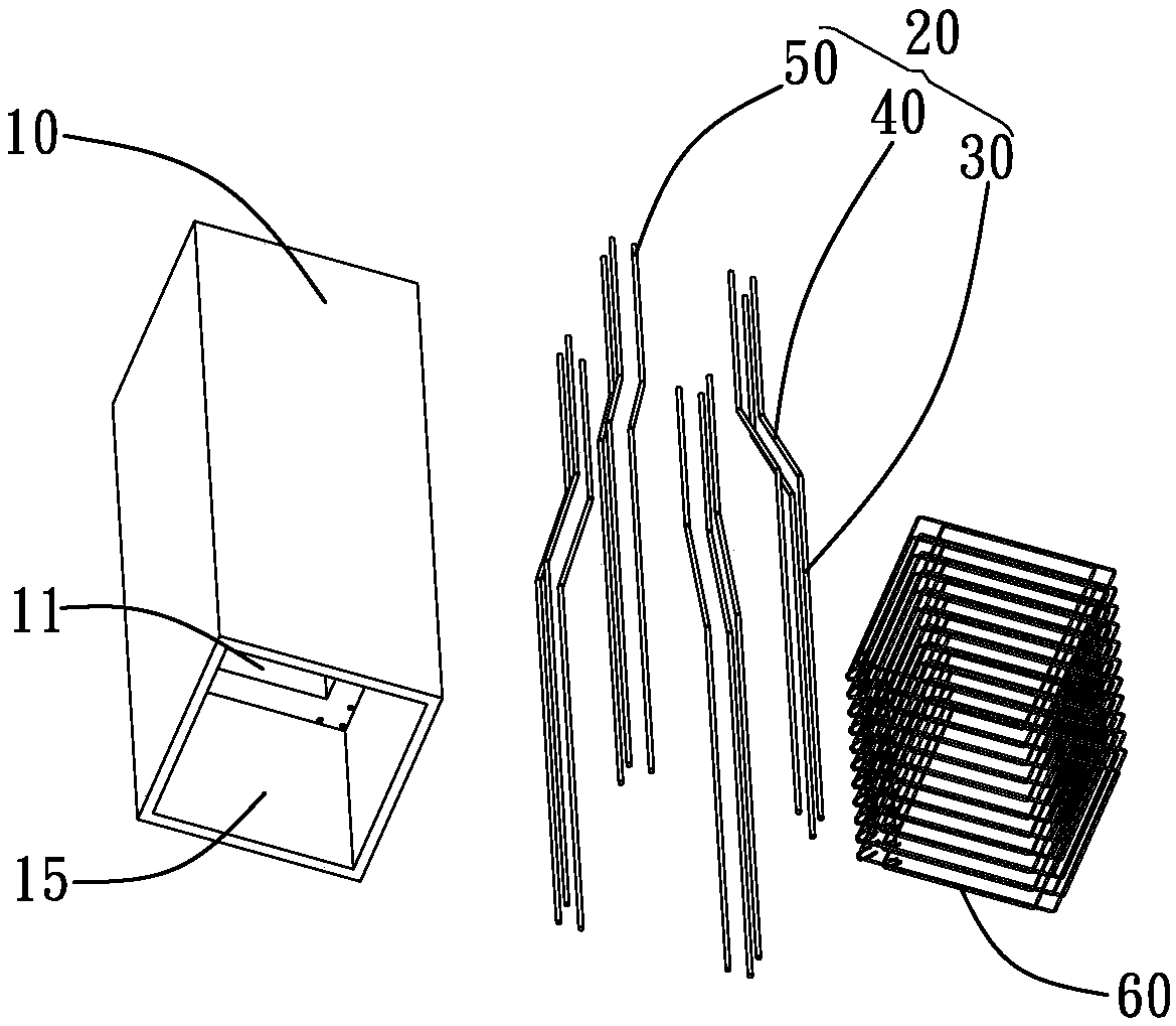 Hollow precast column and application method thereof