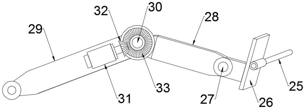 Knee joint sprain rehabilitation training device