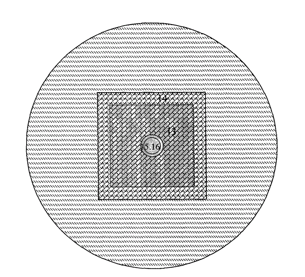 Method for packaging white LED locally sprayed with fluorescent powder and fluorescent powder local coating structure