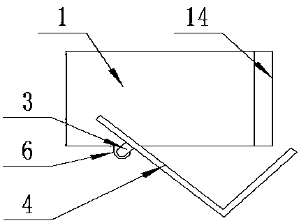 Anti-falling cement shovel plate for bricklayer on construction site