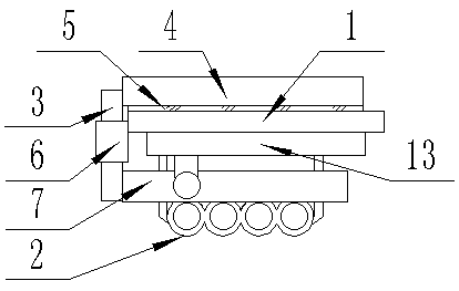 Anti-falling cement shovel plate for bricklayer on construction site