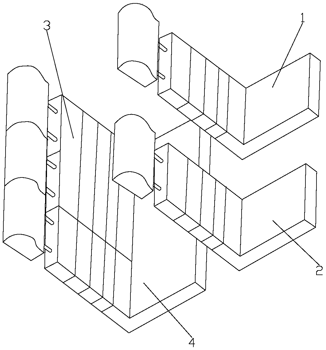 Automobile seat assembly and segmented automobile seat