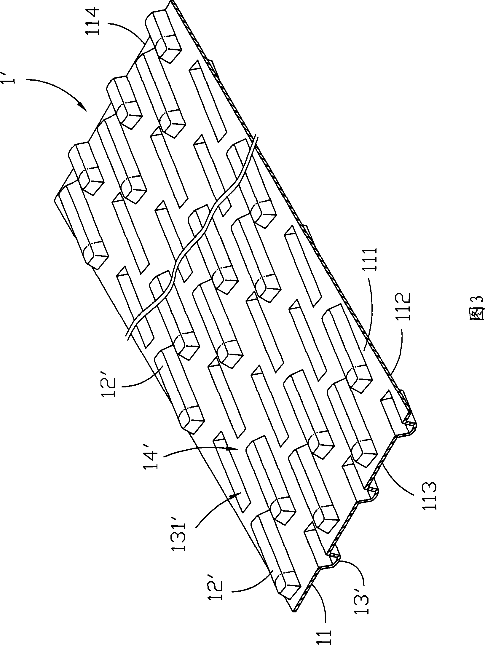 Thin layer object with guide function