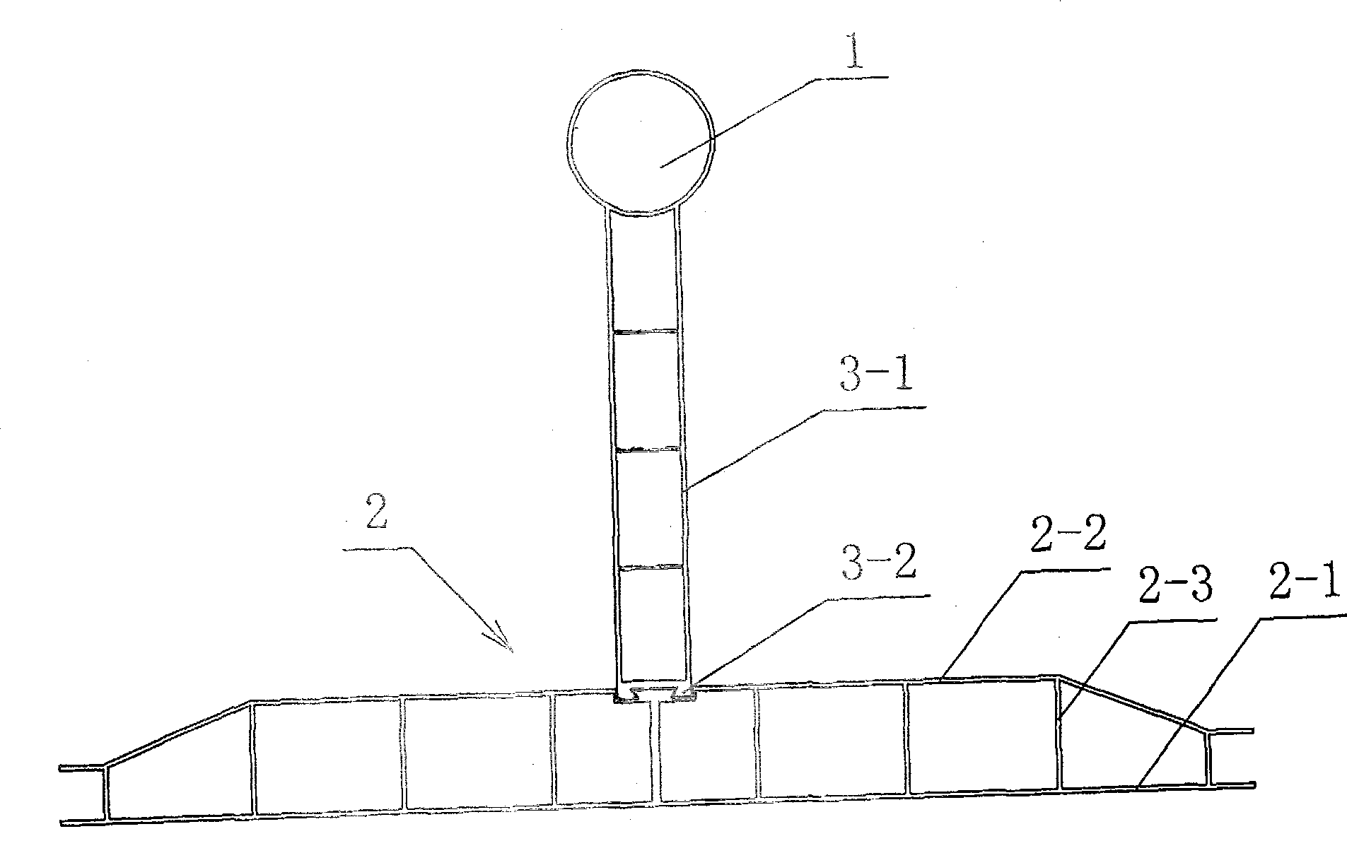 A hollow plastic T shape pile, and construction technique