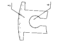 Single salient pole of motor sector salient pole rotor and assembly method of single salient pole