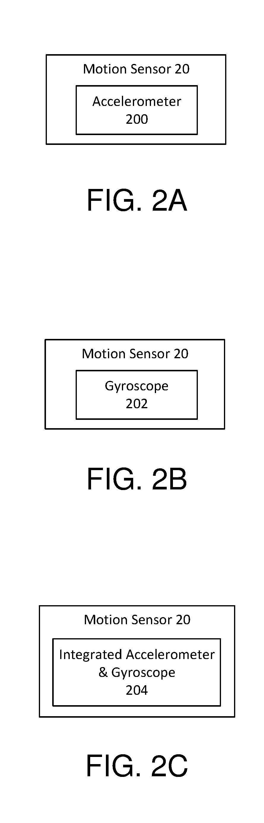 Surgical probe with an integrated motion sensor